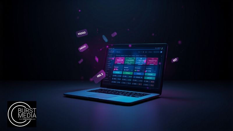 Dashboard de plataforma OTT mostrando costos y precios de streaming