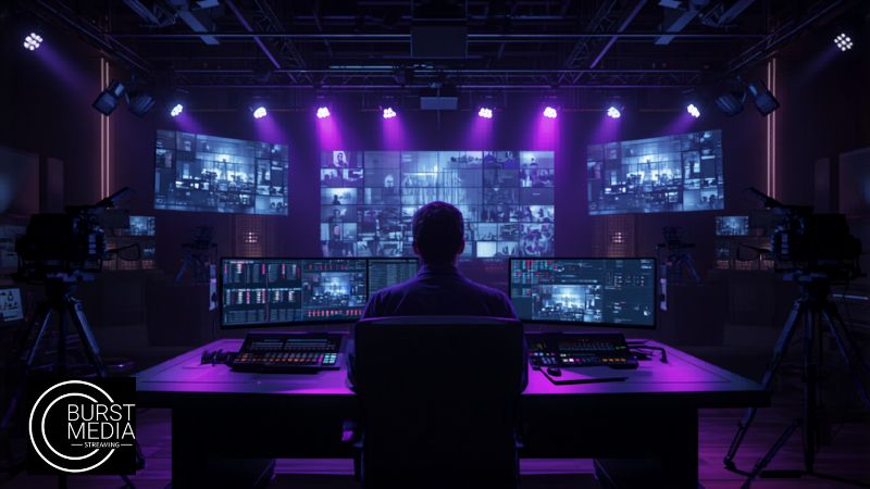 Estudio de transmisión profesional para live streaming especializado