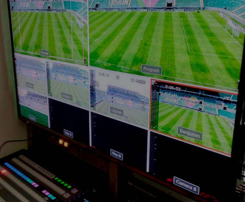 Live streaming satelital